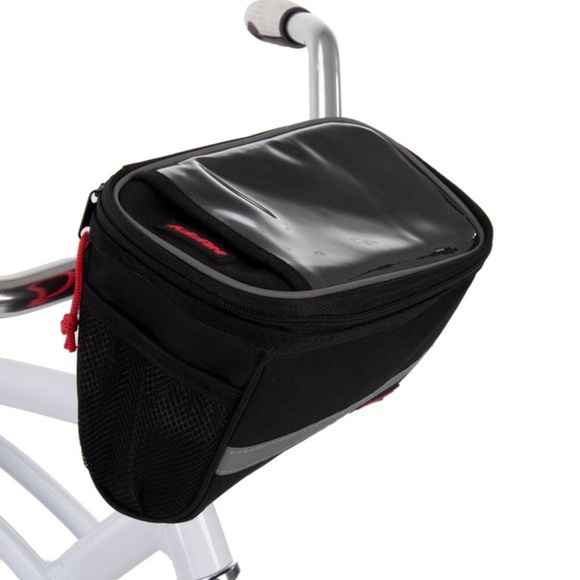 Huffy Handlebar Cooler Bag with Smartphone Pocket, Black - Picture 4 of 5